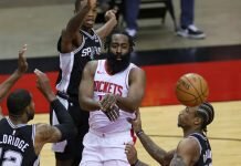 James Harden ‘not a strip club’ video now under investigation, tonight’s start in jeopardy James Harden 'not a strip club' video now under investigation, tonight’s start in jeopardy