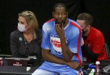 This is why Kevin Durant made his first career appearance off the bench Friday This is why Kevin Durant made his first career appearance off the bench Friday