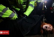 Sarah Everard vigil: Boris Johnson ‘deeply concerned’ by footage Sarah Everard: Met criticised over Clapham vigil policing